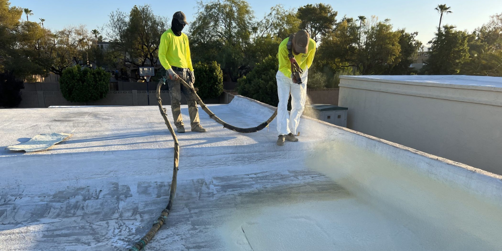 Foam Roof Installation Coating in Phoenix