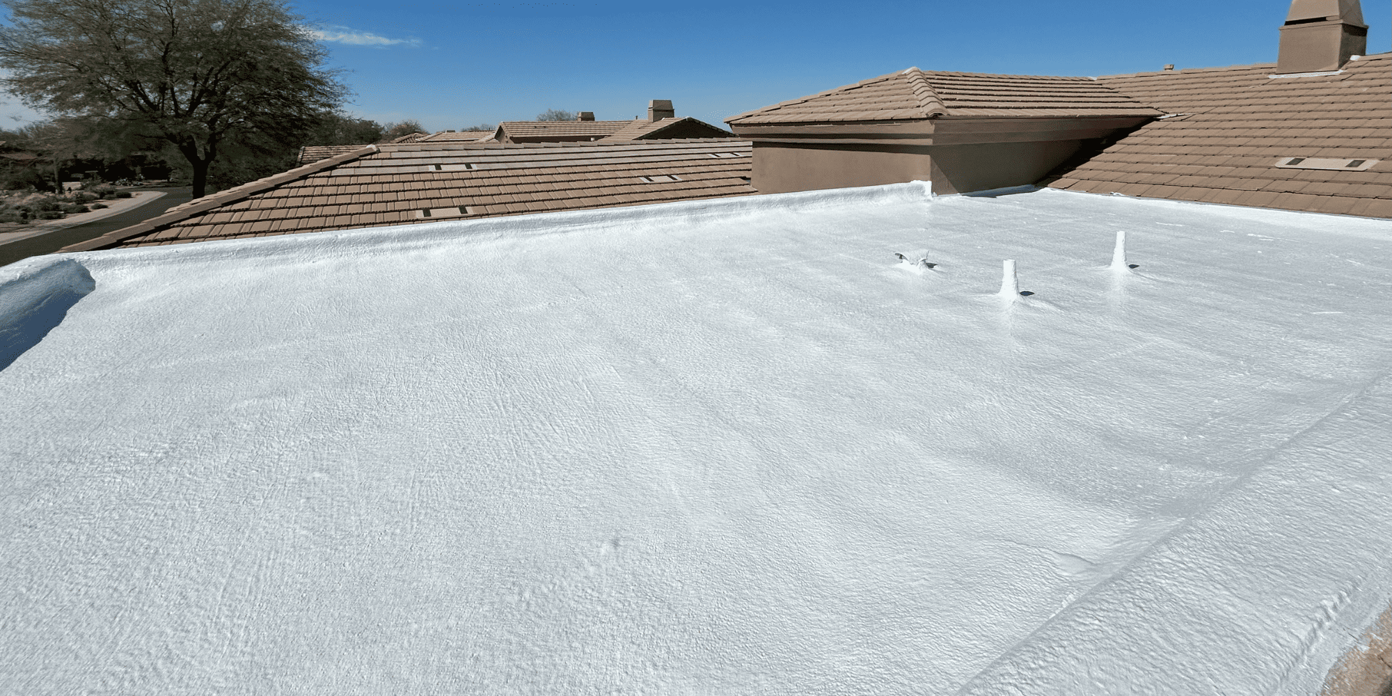 Foam Roof on Scottsdale Home