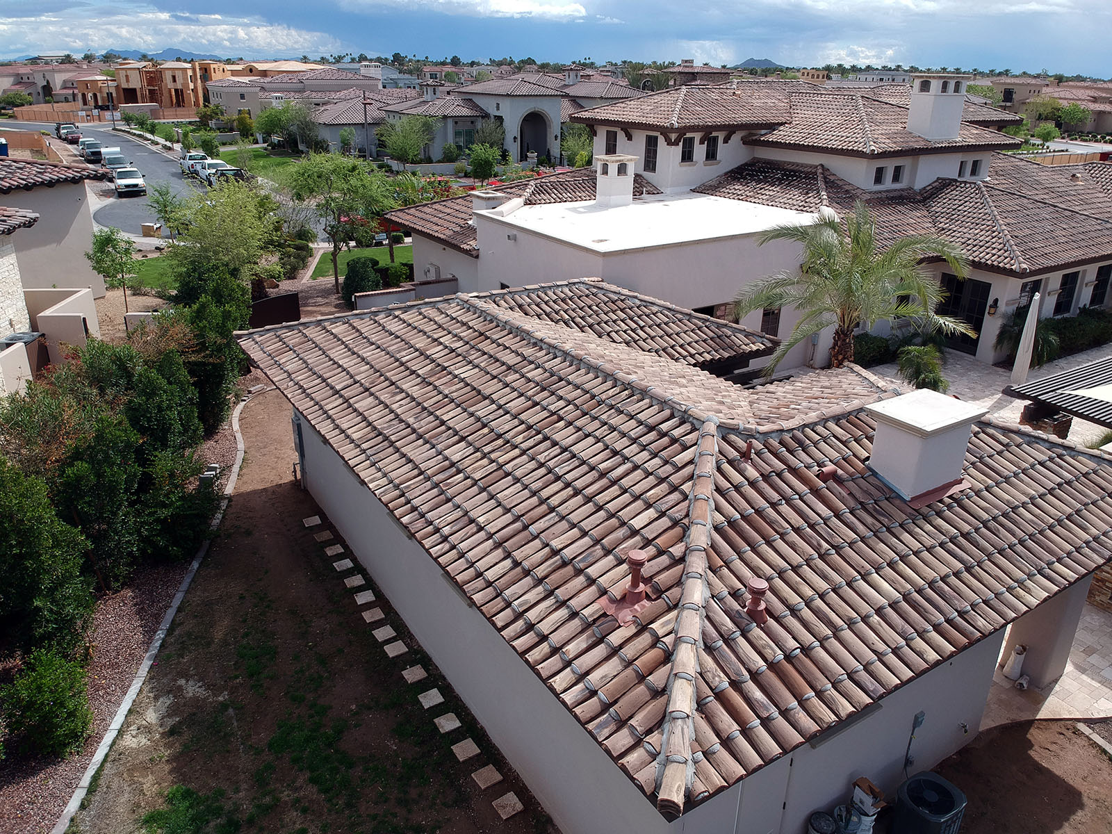 Phoenix-area home with tile roof